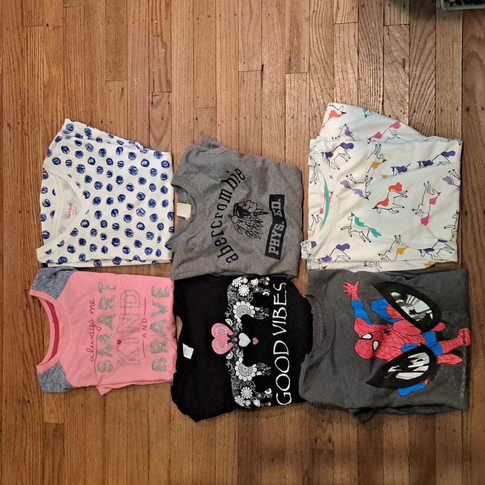 Multiple girl shirts